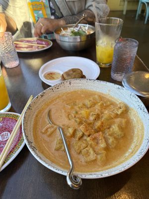 pineapple curry (came with rice)  at Kiin Lao & Thai Eatery in Pittsburgh