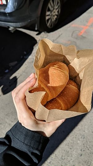 Vegan croissants at [plant-baked] in New York City