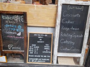 Close up at [plant-baked] in New York City