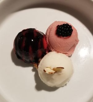 The sorbet trio at Pizza Verde in Fort Worth