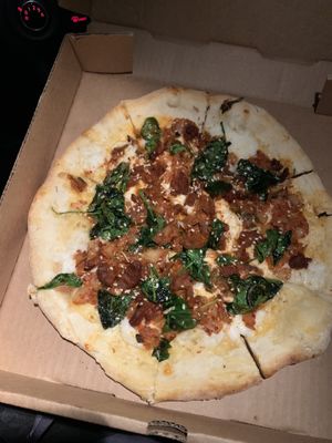 Kimchi Pizza at Pizza Verde in Fort Worth