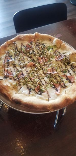 Bacon and Brussels at Pizza Verde in Fort Worth