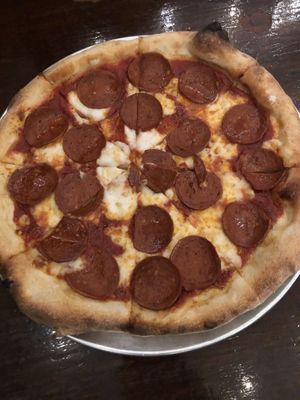 Pepperoni Pizza  at Pizza Verde in Fort Worth