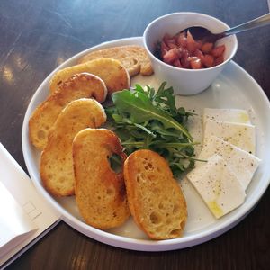Bruschetta at Pizza Verde in Fort Worth