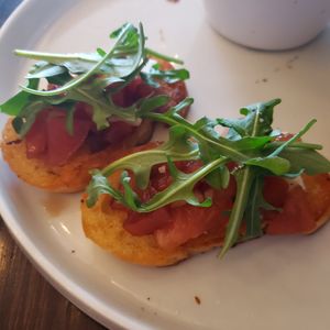 Bruschetta at Pizza Verde in Fort Worth