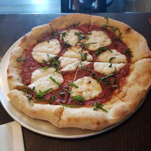 Margherita Pizza at Pizza Verde in Fort Worth