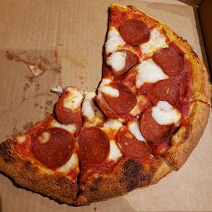 Pepperoni Pizza at Pizza Verde in Fort Worth