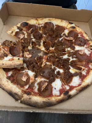 Meat Lovers  at Pizza Verde in Fort Worth