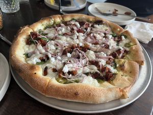 This might have been my custom pizza 💚  at Pizza Verde in Fort Worth