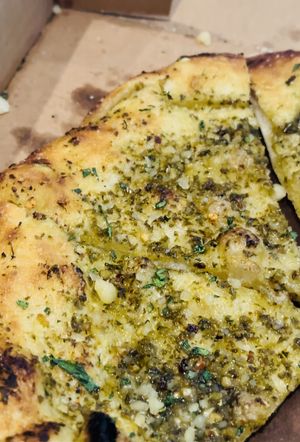 Garlic bread  at Pizza Verde in Fort Worth