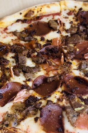 Meat lovers  at Pizza Verde in Fort Worth