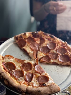 Pepperoni pizzaa  at Pizza Verde in Fort Worth