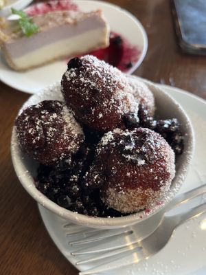 Fried dough balls, yummy   at Pizza Verde in Fort Worth