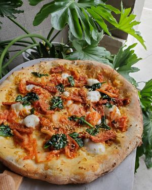 Kimchi at Pizza Verde in Fort Worth