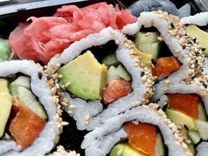 california rolls at Minmin in Stuttgart