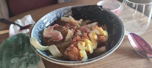 Rhubarb Rammen at Cudo Vegan Sushi in Poznan