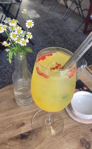 Drink Marakuja  at Cudo Vegan Sushi in Poznan
