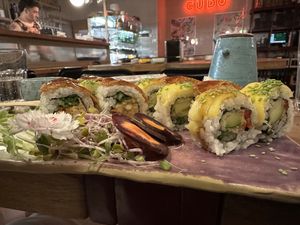   at Cudo Vegan Sushi in Poznan
