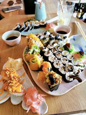 Vegan at Cudo Vegan Sushi in Poznan