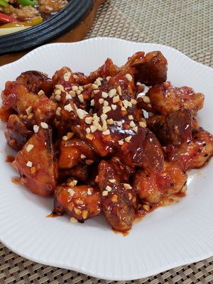 Shiitake mushrooms at Soban Vegan 소반 비건식당 in Busan