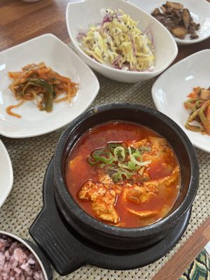 Soft Tofu Stew  at Soban Vegan 소반 비건식당 in Busan