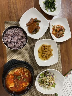 Spicy tofu   at Soban Vegan 소반 비건식당 in Busan