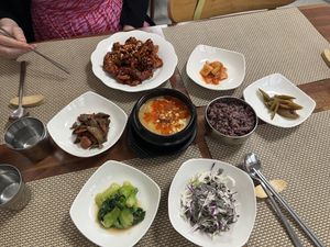 The Spread  at Soban Vegan 소반 비건식당 in Busan