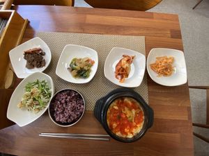 Tofu stew - 10,000  at Soban Vegan 소반 비건식당 in Busan