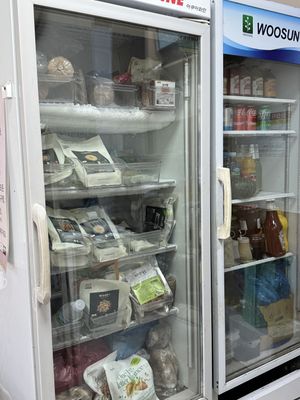 Vegan products sold here  at Soban Vegan 소반 비건식당 in Busan