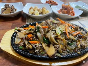 Japchae bulgogi  at Soban Vegan 소반 비건식당 in Busan