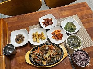 Japchae bulgogi  at Soban Vegan 소반 비건식당 in Busan