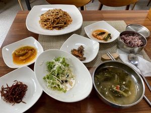 Amazing meal deal! at Soban Vegan 소반 비건식당 in Busan