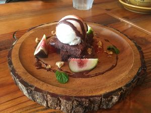 Chocolate brownie at Mr. Farmer - Setagaya in Tokyo