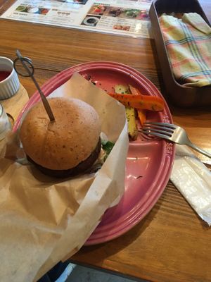 Vegan Burger at Mr. Farmer - Setagaya in Tokyo