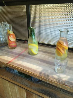 Flavored water at Mr. Farmer - Setagaya in Tokyo