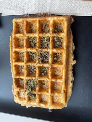 Savoury waffle  at Jolly Chocolat in Bordeaux