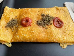 Savoury crepe  at Jolly Chocolat in Bordeaux