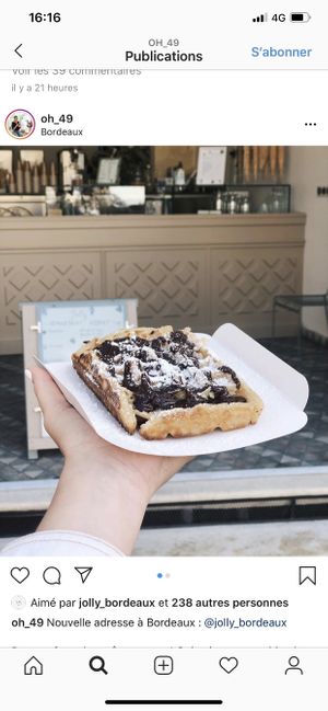 Le bon accueil de nos clients  at Jolly Chocolat in Bordeaux