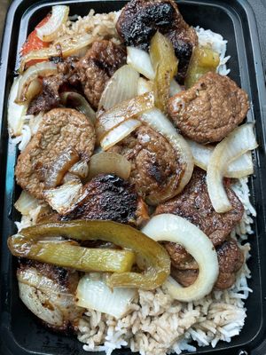 Pepper Steak at My Mama's Vegan in Baltimore