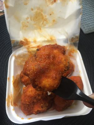 Buffalo Cauliflower Wings at My Mama's Vegan in Baltimore