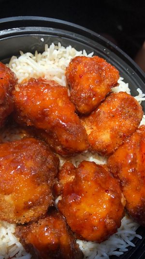 General Tso cauliflower  at My Mama's Vegan in Baltimore