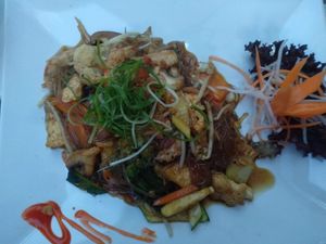 the vegan meat and overall taste was not my favourite here at Vevi in Vienna