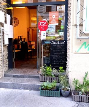 Entrance at Vevi in Vienna