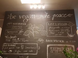 Super schöne Angebotstafel (Stand Oktober 2021) at Vevi in Vienna