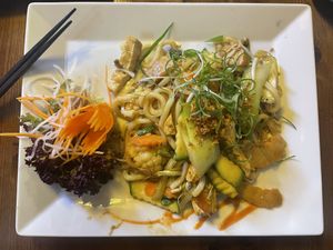 נודלס אטריות אודון  at Vevi in Vienna