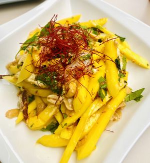 Mango salad  at Vevi in Vienna
