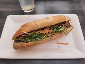 Banh Mi with soy meat at Vevi in Vienna