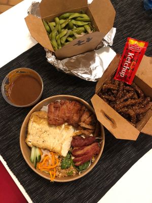 Our full order for take-away
(26.30€) at Vevi in Vienna