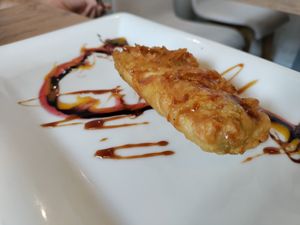 Fried ice cream at Vevi in Vienna