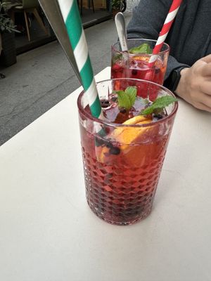 House made lemonade sooo good  at Vevi in Vienna